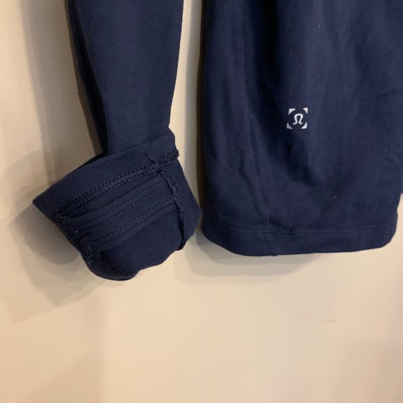 Men's navy blue running shirt - Lululemon - Picture 4 of 4